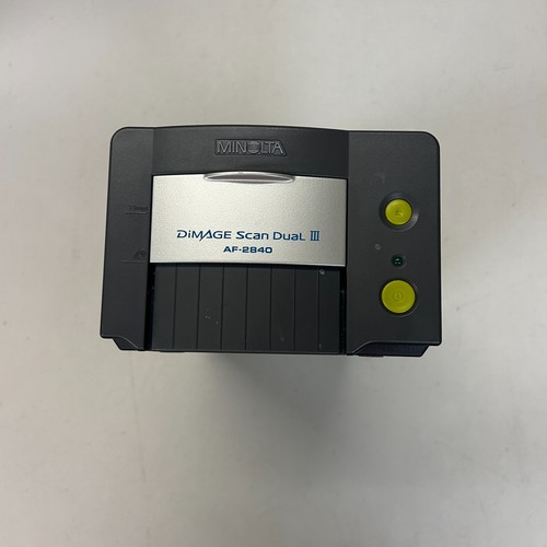 Minolta dimage scan dual - scan, iii