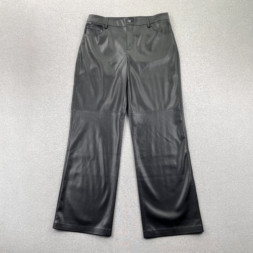 Mango pantalone ecopelle donna - mango,