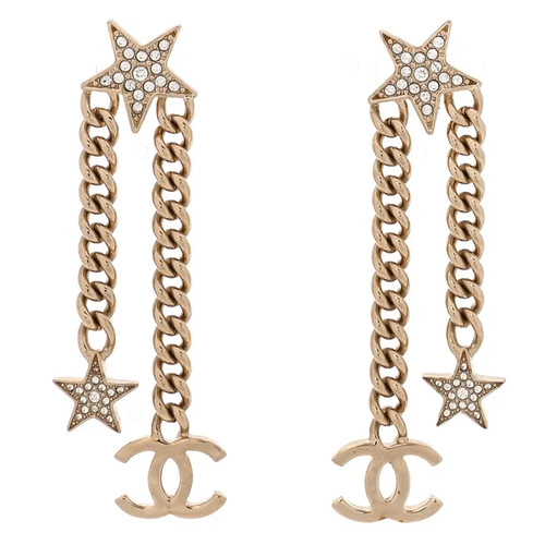 Orecchini pendenti chanel - orecchini,