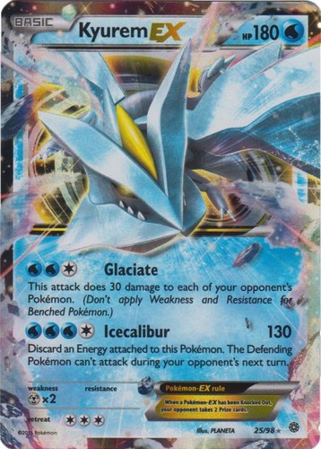 Lightly played kyurem - played,
