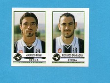 PANINI CALCIATORI 2001/02- Figurina n.593- ROSSI+ZAMPAGNA - SIENA -NEW