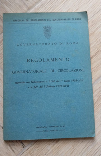 Regolamento governatoriale di - regolamento,