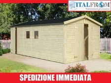 Box Casette di Legno Casetta da Giardino in Legno d'Abete 16mm 14mq ITALFROM43