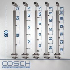 Acciaio Inox Treppenpfosten