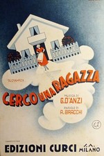 Spartiti - Cerco una Ragazza - Slow Fox per Canto Mandolino - 1939