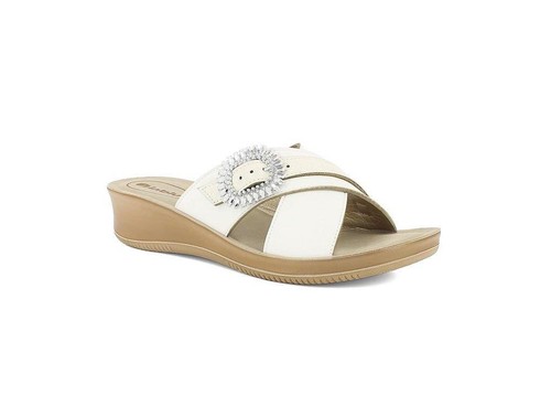 Ciabatte con zeppa - inblu, donna