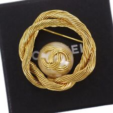 Spilla CHANEL CC Loghi Perla