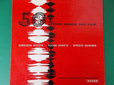 LP 50 EFFETTI SONORI PER FILM SOUND EFFECTS ROBERT BOSCH BAUER VINILE ROSSO
