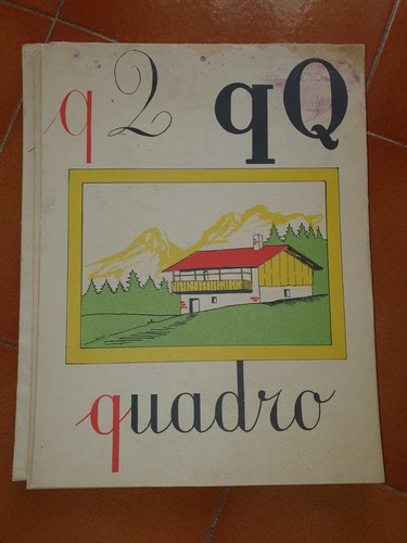 Abecedario parete vintage - a,