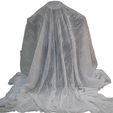 Designers tessuto pizzo bianco