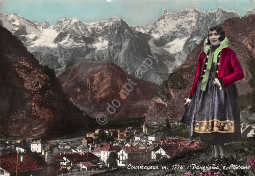 Cartolina valle aosta - cartolina, d'aosta
