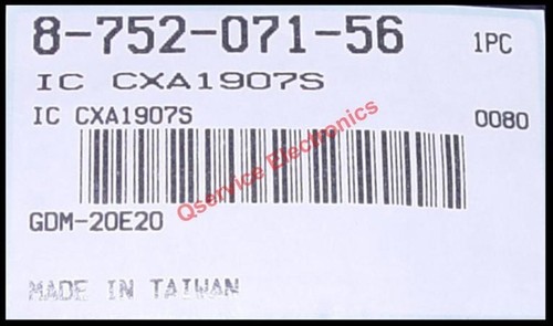 Sony 875207156 cxa1907s - ic,