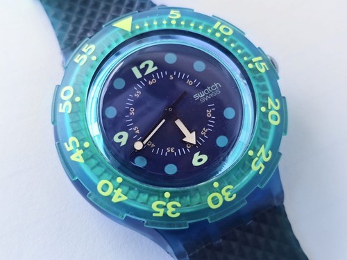 Swatch scuba blue moon - scuba,