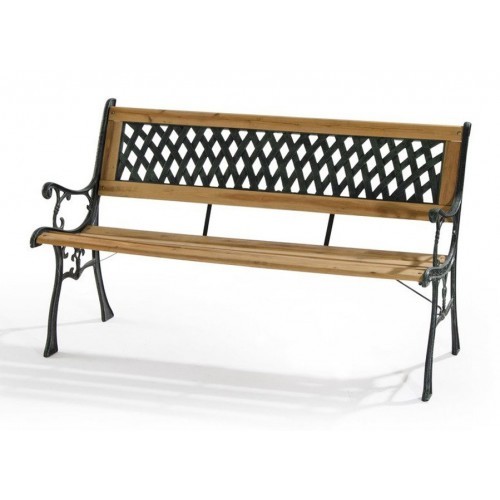 Panchina ghisa legno - in,