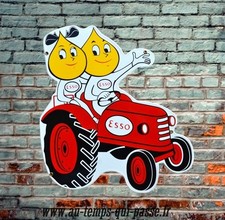 Plaque émaillée ESSO