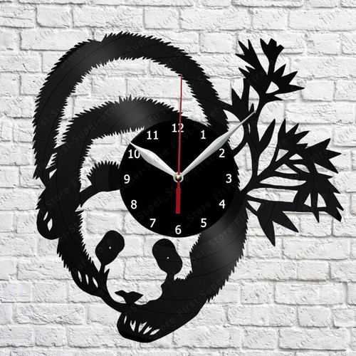 Panda orologio vinile - panda,