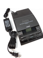 Philips 720 Transcription Executive System MINI registratore a cassette con alimentatore
