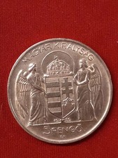 Ungheria 1939 5 pengo - Horty