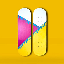 Mazzo di skateboard in legno