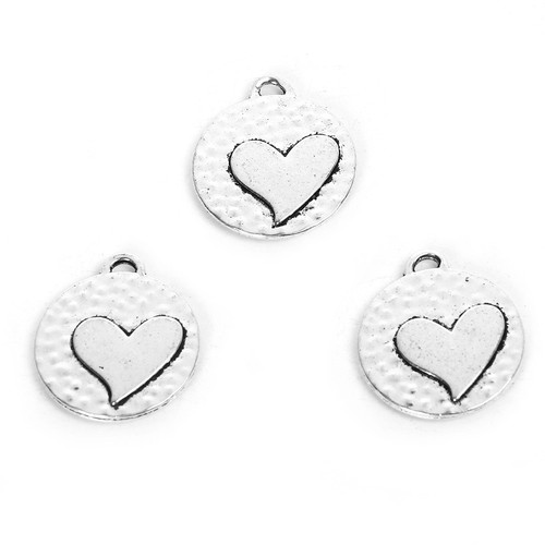 3pz charm ciondolo - , rotondo