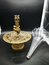 Centro Tavolo In Bronzo Dorato