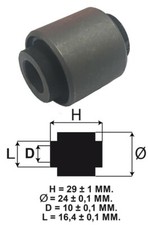 Supporto motore silent block - silent,