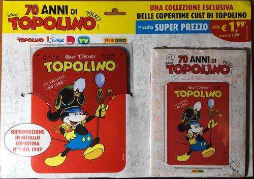 Topolino targa metallo - 1,