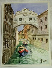 DIPINTO A. Zecca ACQUERELLO