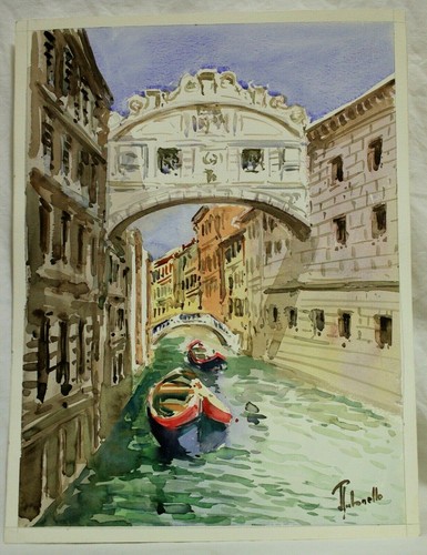 Dipinto zecca acquerello - a.,