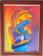 QUADRO ARTE NAIF PAESAGGI