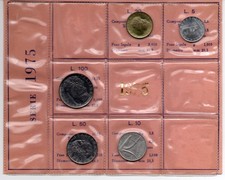 Monete - ITALIA 1975 - Monete Serie divisionale Repubblica Italiana