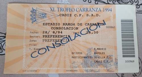 Ticket biglietto napoli real - napoli,