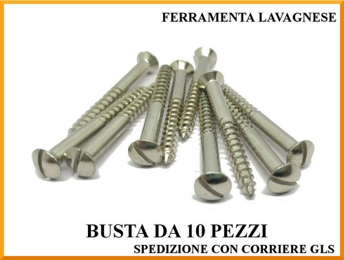 Viti per legno ottone - legno, in