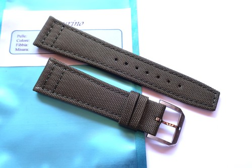 Strap 22mm green canvas - eu,