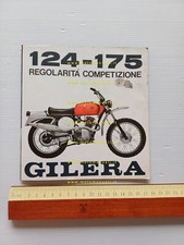 Gilera 175 - 124 Regolarità Competizione 1973 depliant italiano originale