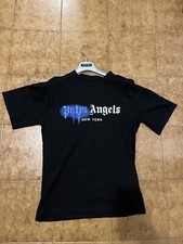 Palm Angels Spray T-Shirt blue