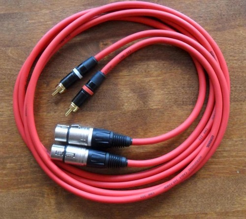 Cavo rca professionale xlr - rca,