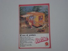 advertising Pubblicità 1977 BARBIE KEN ROULOTTE MATTEL