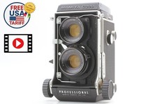 【EXC+5】Mamiya C220 Pro TLR 6x6 Film Camera + Obiettivo Sekor 80mm f3.7 dal...