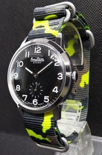 OMIKRON MILITARE JUMBO 40mm 21 rubini vintage oversize 1960 MAI INDOSSATO N.O.S.