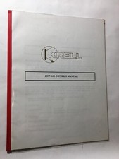 KRELL KST - 100 OWNER'S MANUAL 7 pagine