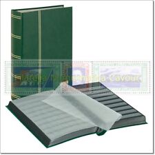 CLASSIFICATORE 30 pagine  FONDO NERO COPERTINA IMBOTTITA SIMILPELLE - VERDE