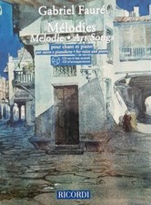 Faure melodies canto - canto, e
