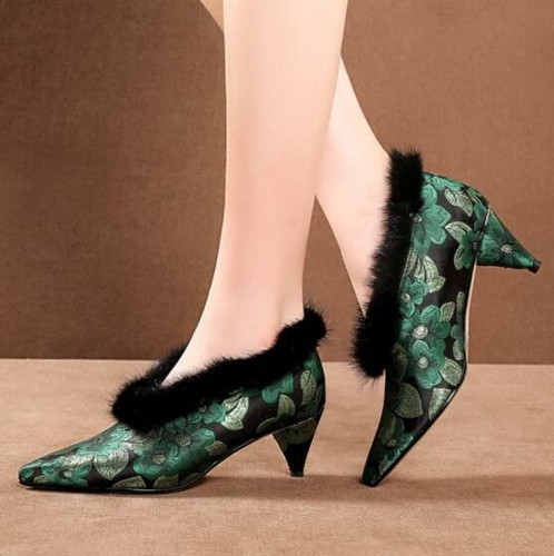 Scarpe donna cheongsam - scarpe, punta
