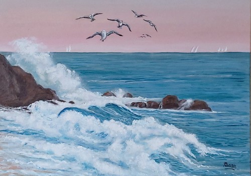 Quadro olio tela - olio, su