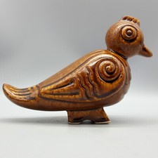 Statuina uccellino ceramica