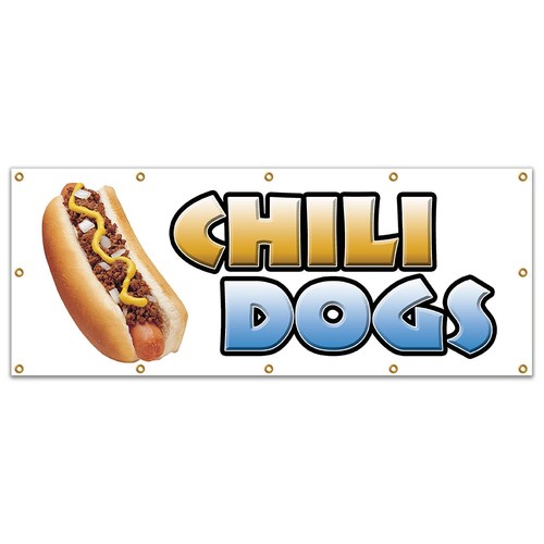 Insegna banner chili dogs hot - banner,
