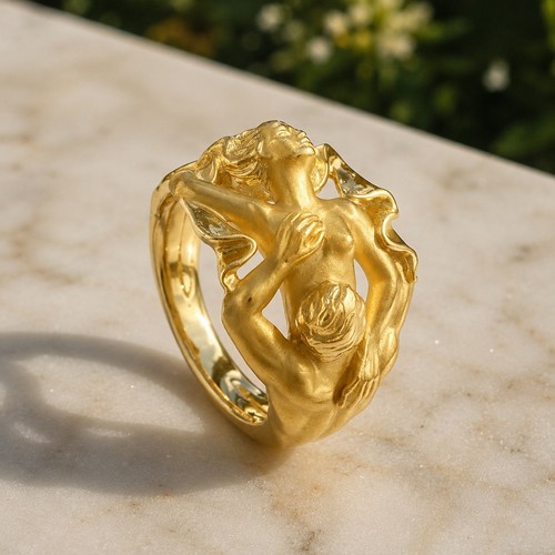 Anello oro giallo 22 - anello,