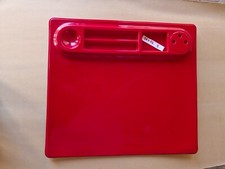 SOTTOMANO SCRITTOIO UFFICIO GIOVANI ROSSO ANNI 80  VINTAGE STOCK OFFERTA (5)