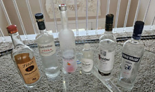 Lotto di 6 bottiglie vuote di